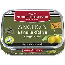 Mouettes D'arvor - Anchois A L'huile D'olive Vierge Extra (100g)