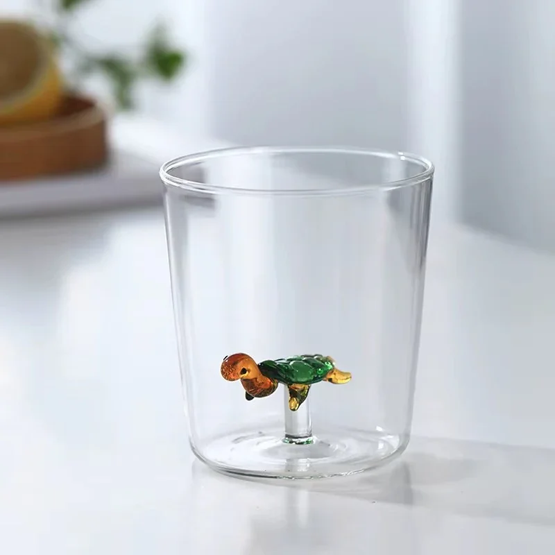Creative 3D Animal Shaped Glass - Turtle - Image 2