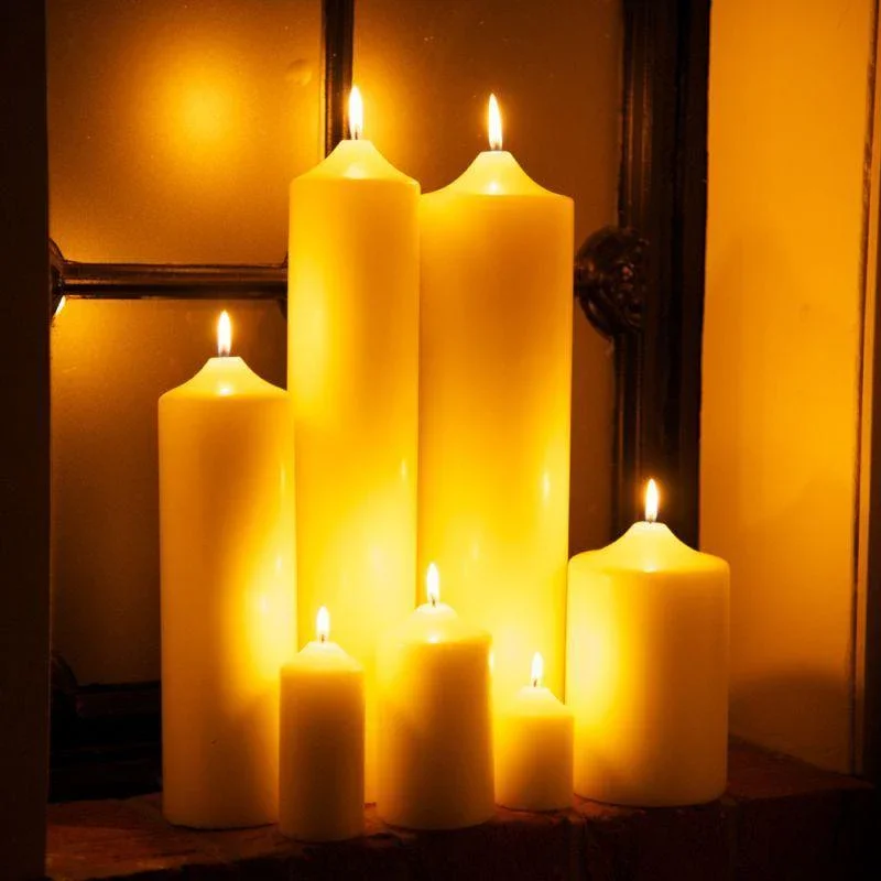Culinary Concepts 130x70mm Church Candle - 45 Hour Burn Time - Image 3