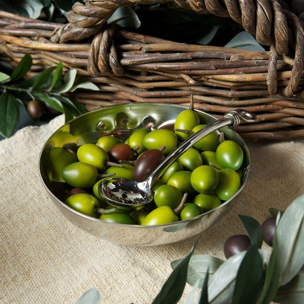 Culinary Concepts Olive Bowl And Polished Knot Olive Spoon Set - Image 3