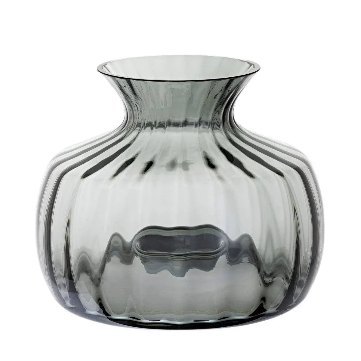 Dartington Cushion Medium Smoke Vase - Image 3