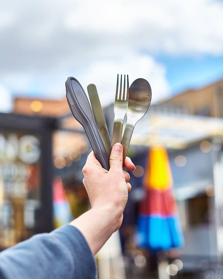 Black+Blum Cutlery Set with Portable Hygienic Carry Case - Image 4