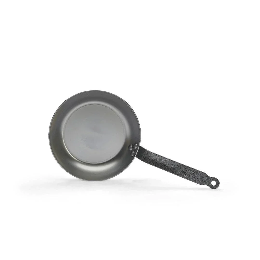 De Buyer Carbone Plus Round Frying Pan With Iron Handle (22cm) - Image 2