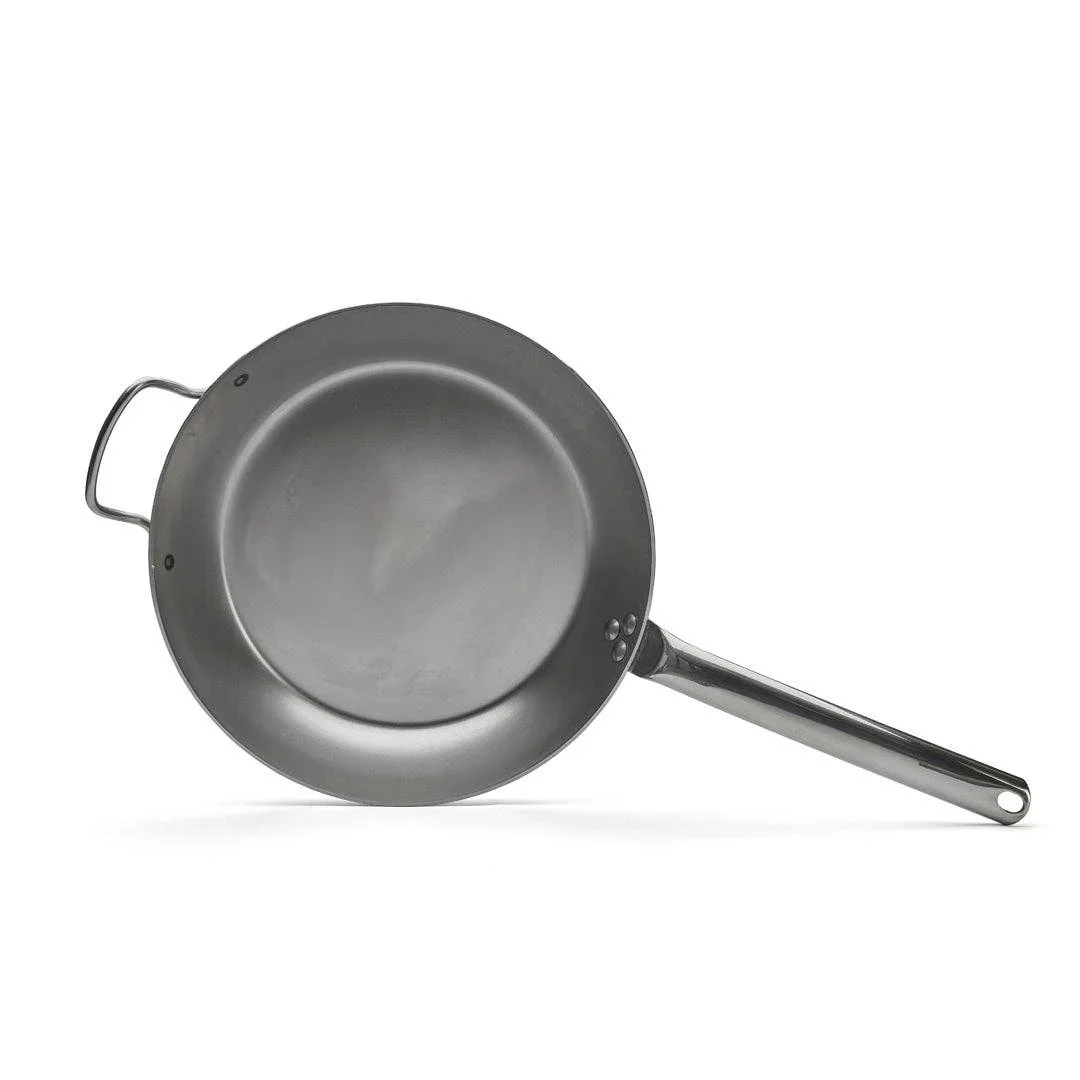 De Buyer Carbone Plus Round Frying Pan W/2 Iron Handles (32cm) - Image 2