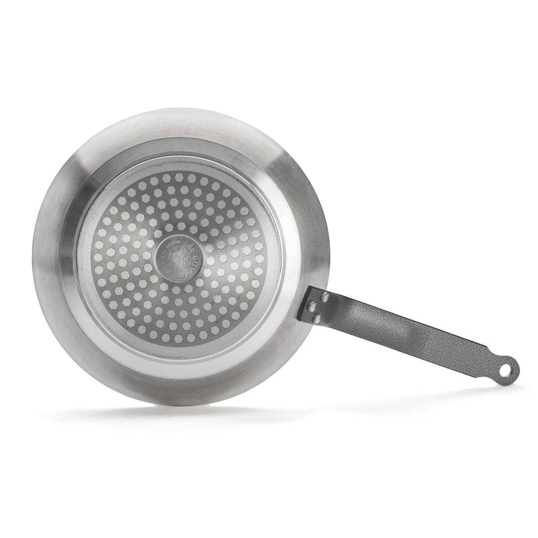 De Buyer CHOC Resto Frying Pan with Yellow Handle ‚Äì (24cm) - Image 3