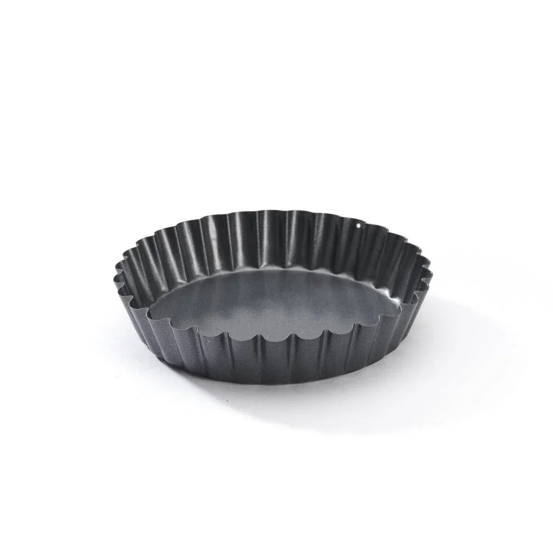 De Buyer Fluted Tart Mould W/Oblique Edge (12cm)