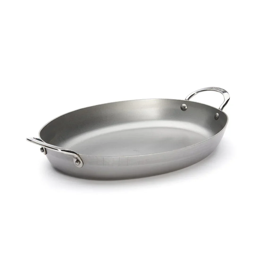 De Buyer Mineral B Oval Roasting Pan (36cm)