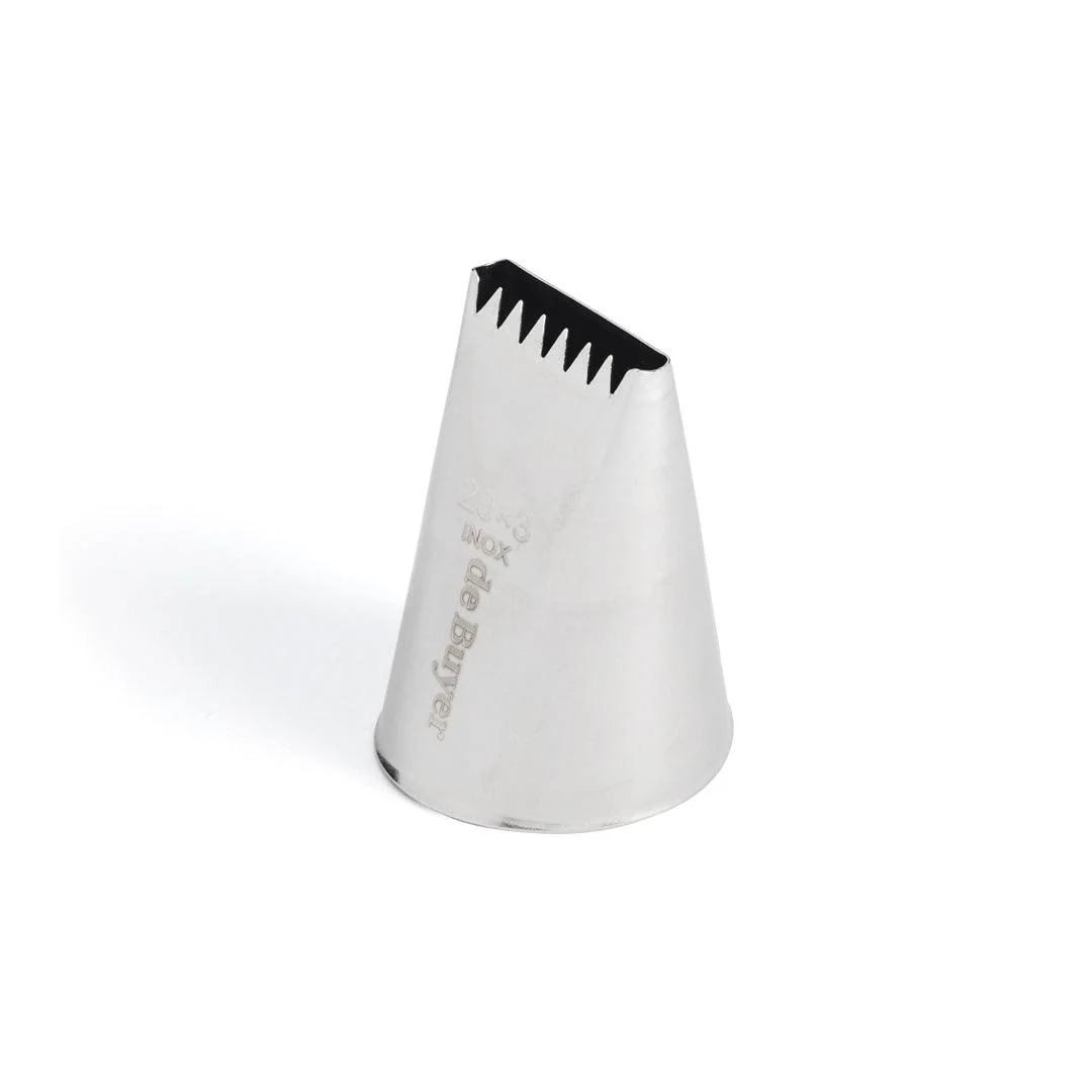 De Buyer Stainless 6 Point Star Ribbon Nozzle (20mm)