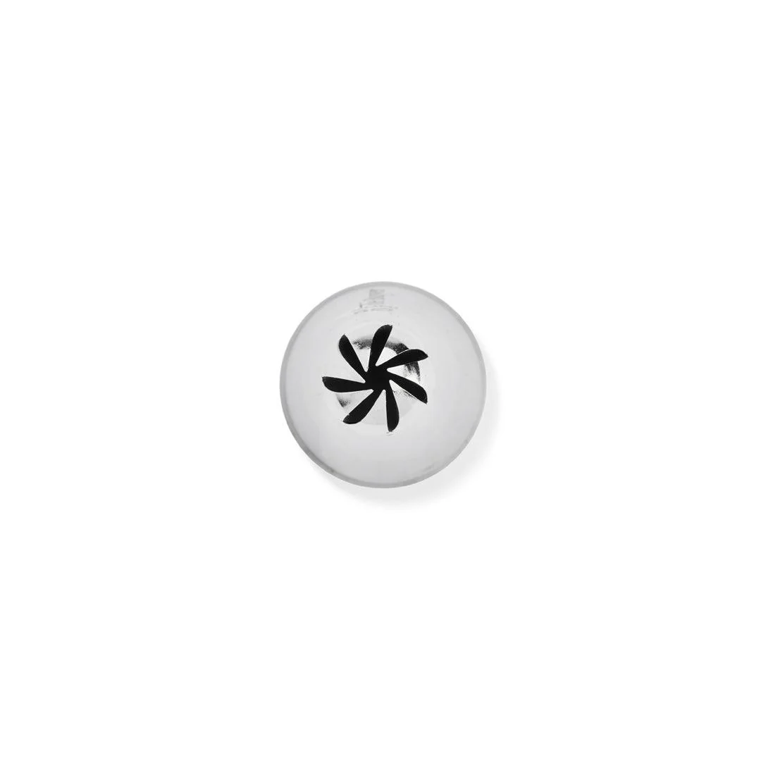 De Buyer Stainless Steel 9mm Rose Nozzle - 8 Points - Image 2