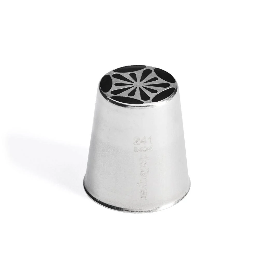 De Buyer Stainless Steel Russian Nozzle - Flower Decor (No241)