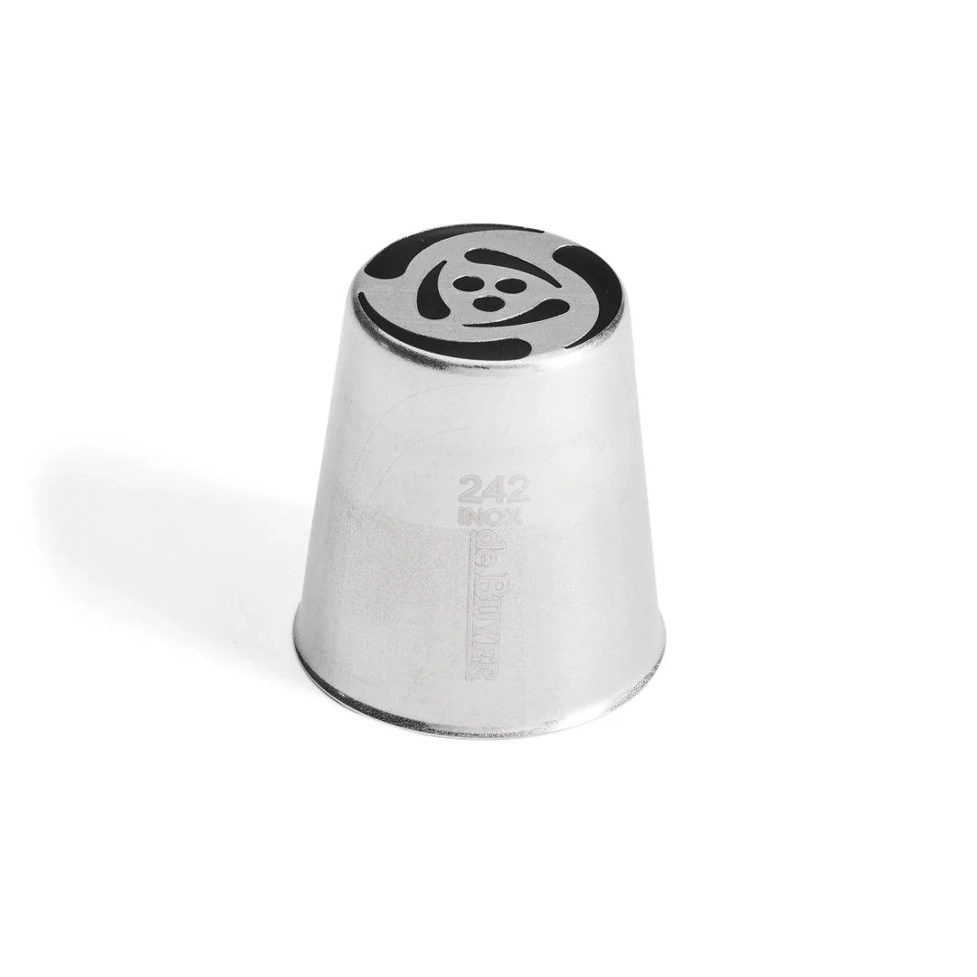 De Buyer Stainless Steel Russian Nozzle - Flower Decor (No242)