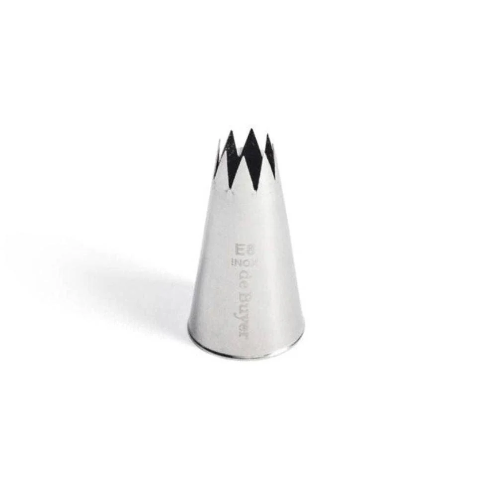 De Buyer Stainless Steel Star Nozzle (E8)