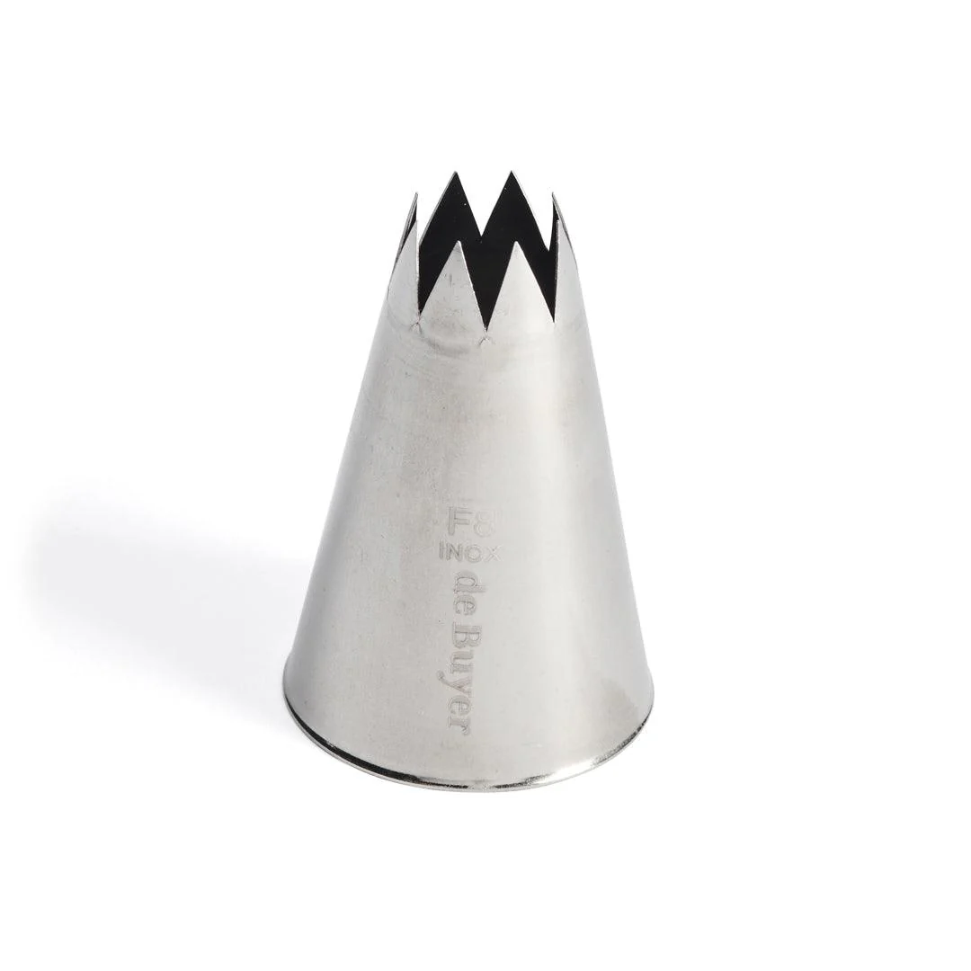De Buyer Stainless Steel Star Nozzle (F8)