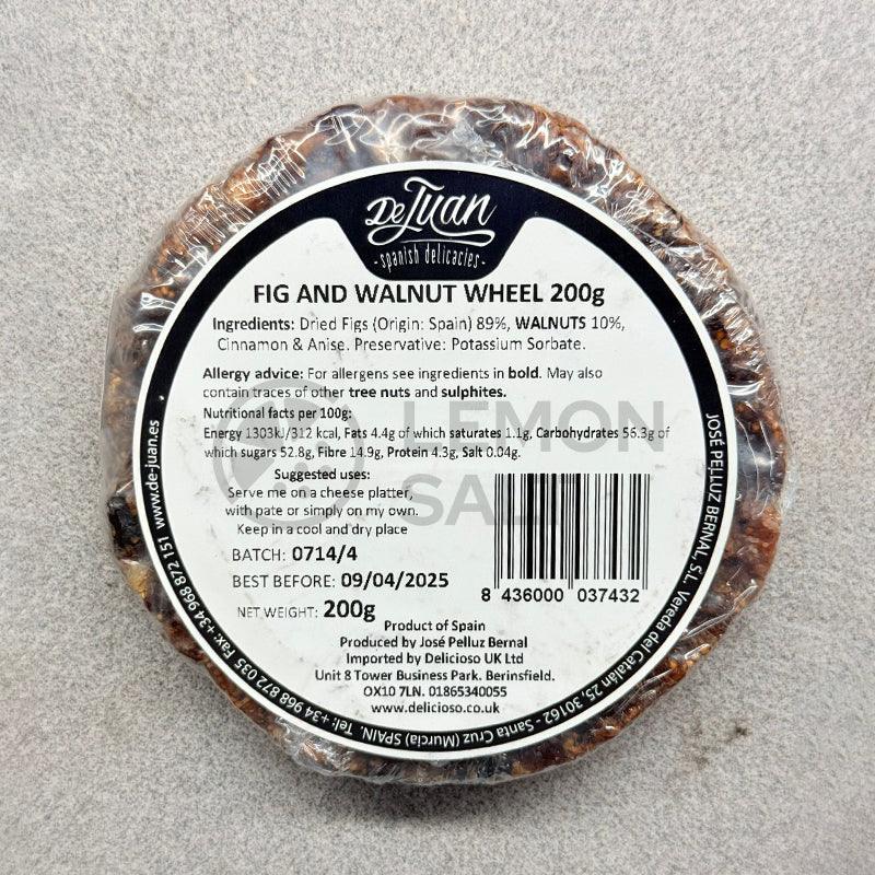 De Juan Pressed Fig & Walnut Wheel (200g) - Image 2