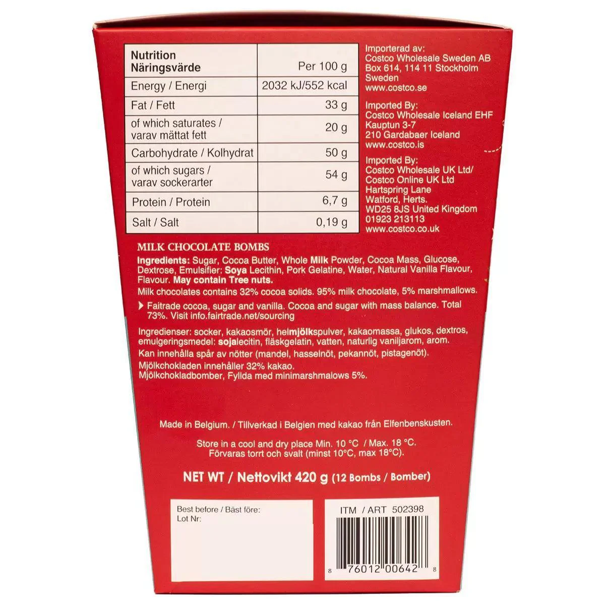 Deavas Milk Hot Chocolate Bombs (12 Pack) - Image 2