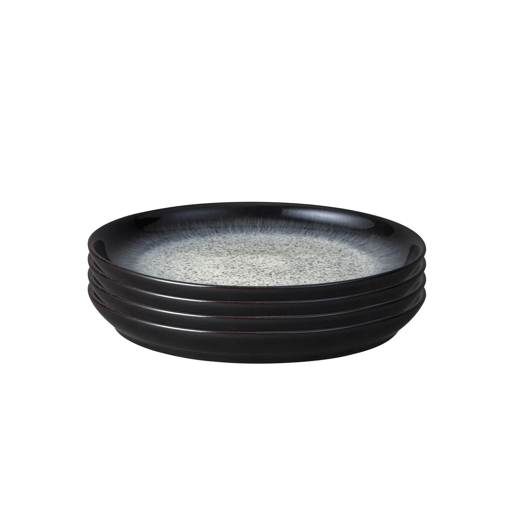 Denby Stoneware Halo Set of 4 ALT Small Coupe Plate Set (17cm)