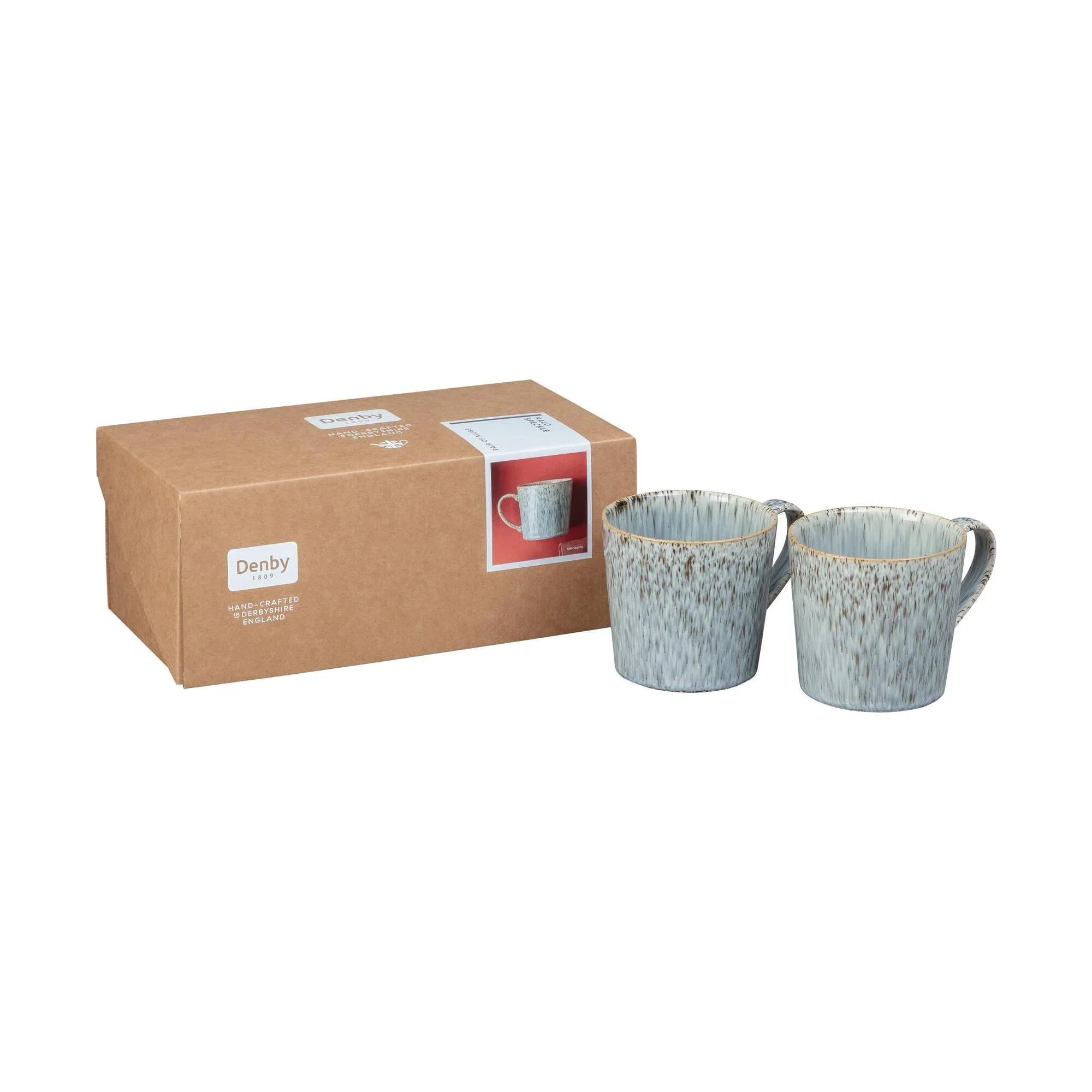 Denby Stoneware Halo Speckle Mugs - Set of 2 - Image 3