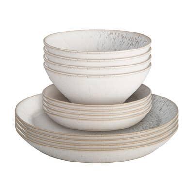 Denby Stoneware Kiln 12 Piece Tableware Set - Image 2
