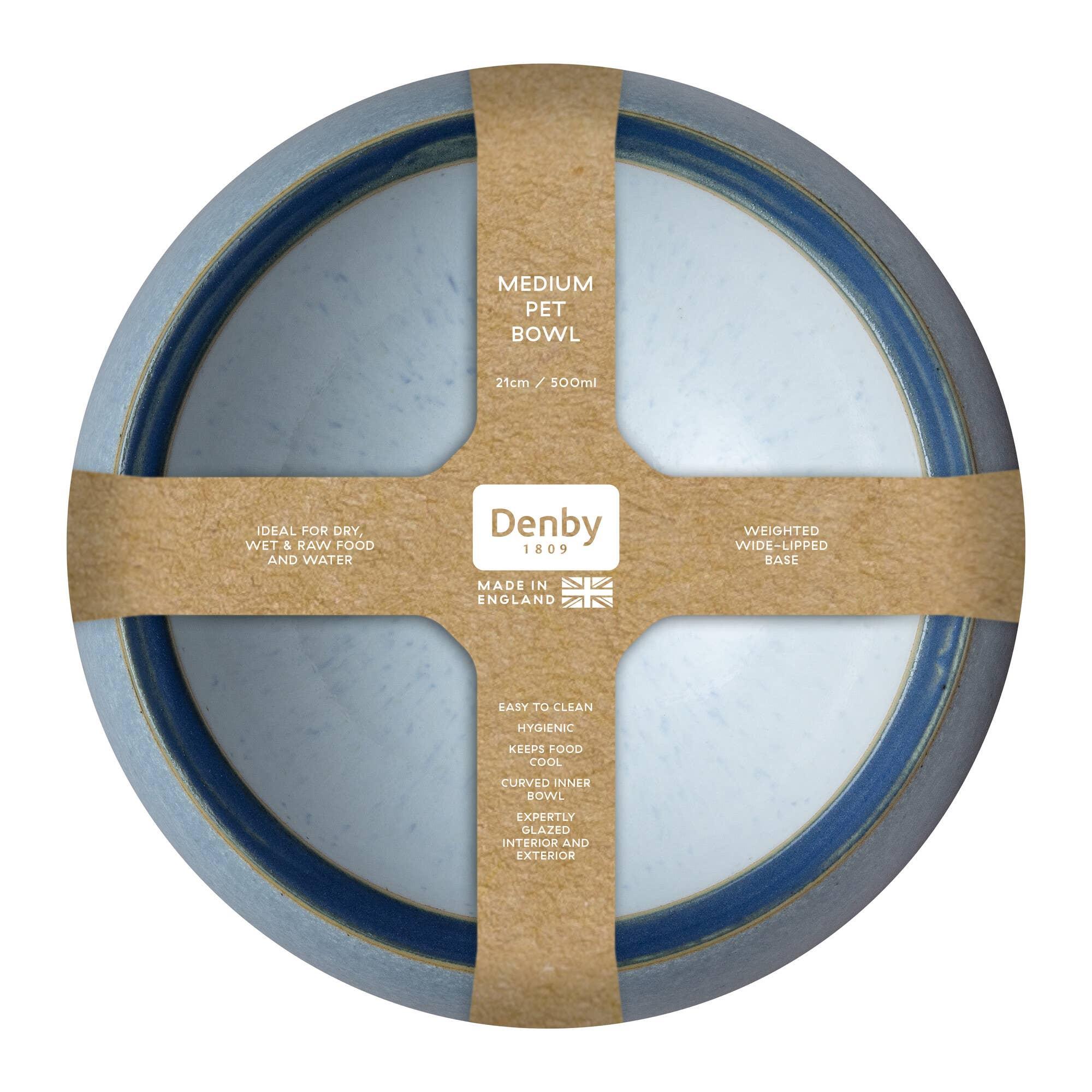 Denby Stoneware Studio Grey Medium Pet Bowl (21cm) - Image 2