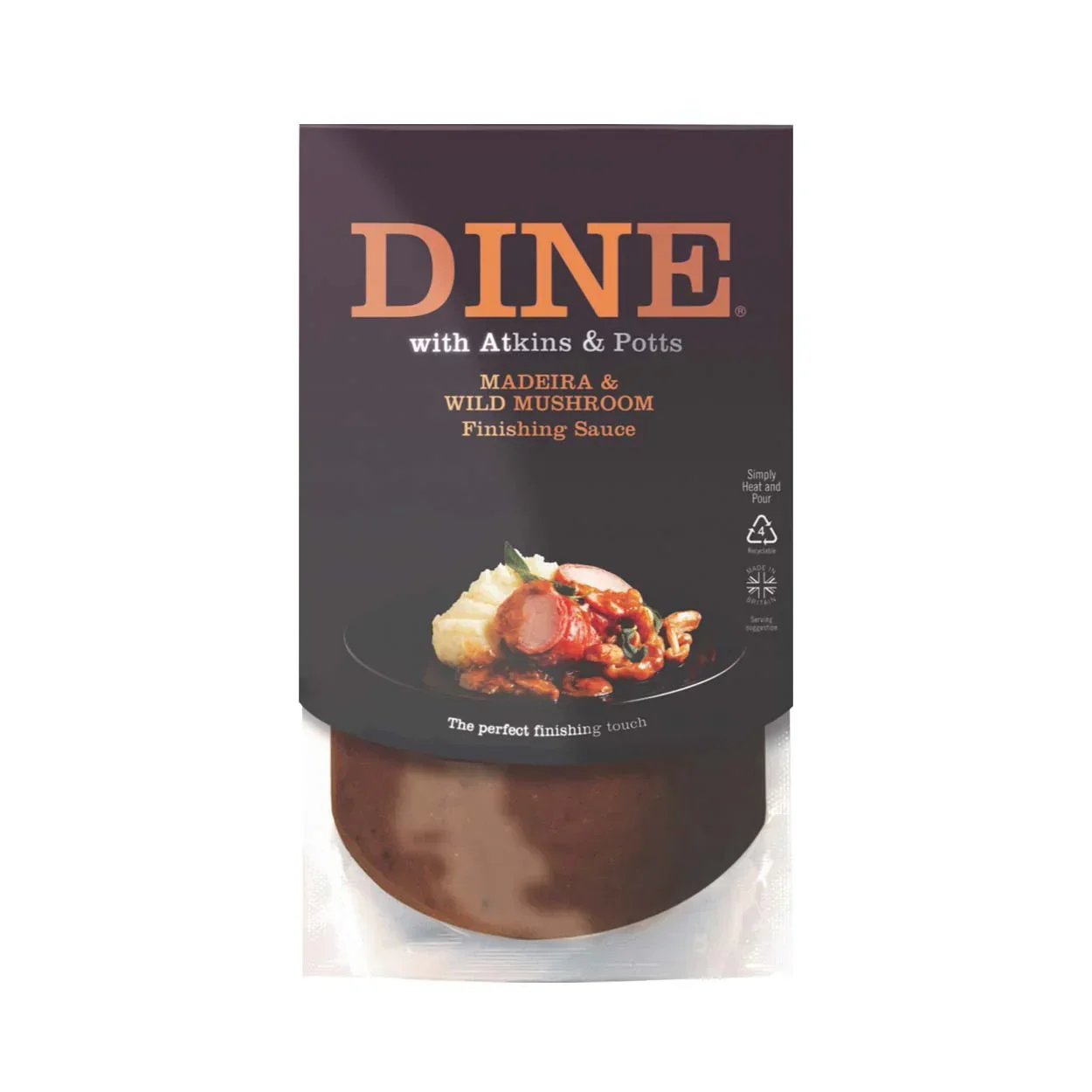 Dine with Atkins & Potts - Madeira And Wild Mushroom Finishing Sauce (350g)