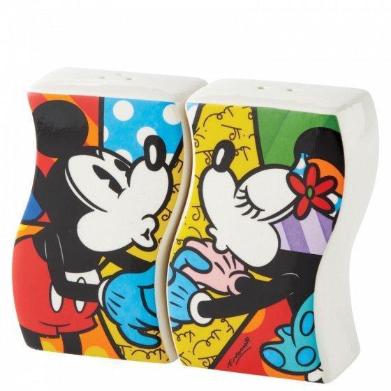 Disney Britto Mickey and Minnie Mouse Salt and Pepper Shakers