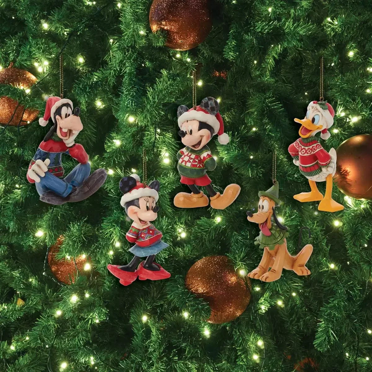 Disney Traditions Mickey & Friends Holiday Ornaments Set - Image 2