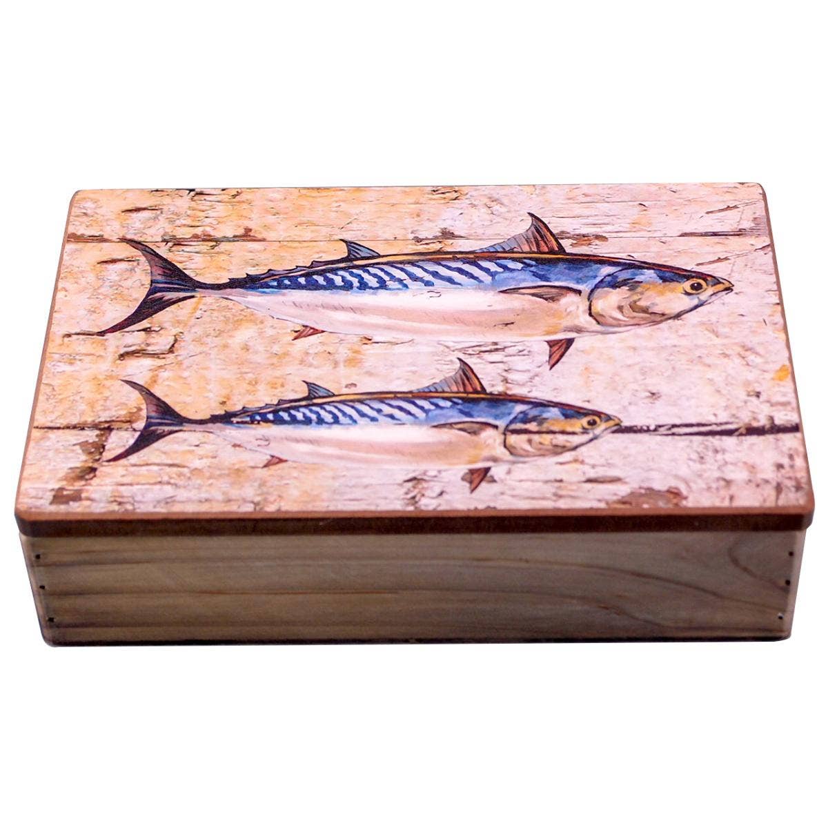 Double Mackerel Box, 22x14x6cm)