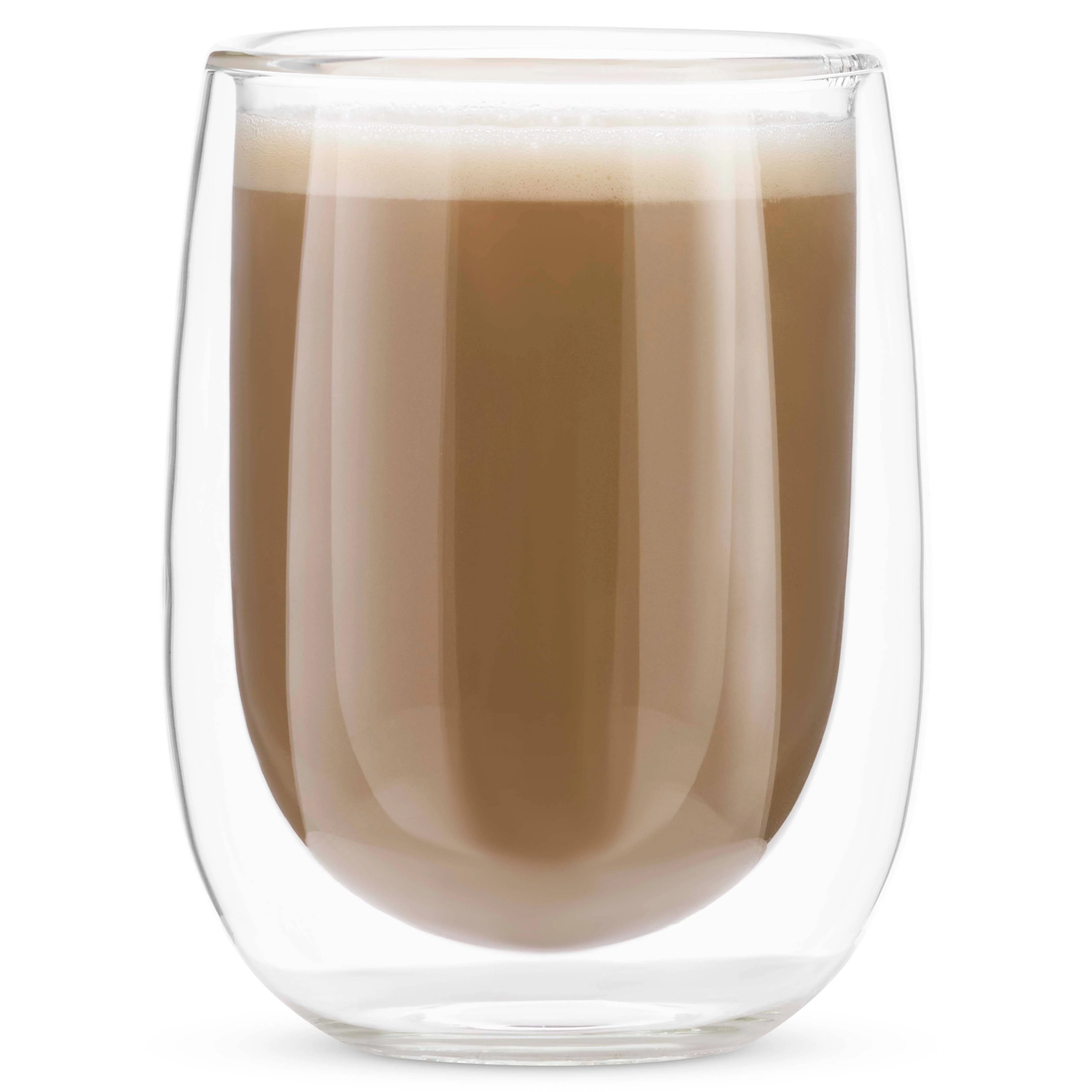 Uberstar Double Wall Insulated Glass Coffee Cups 300ml (Set of 2) - Image 3