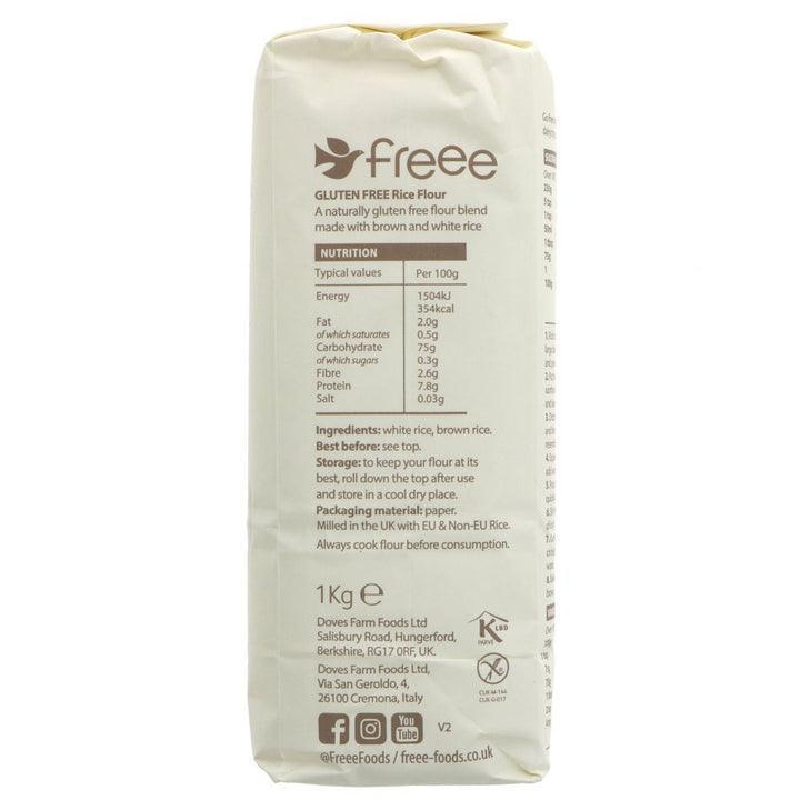 Doves Farm Gluten Free Rice Flour (1kg) - Image 4