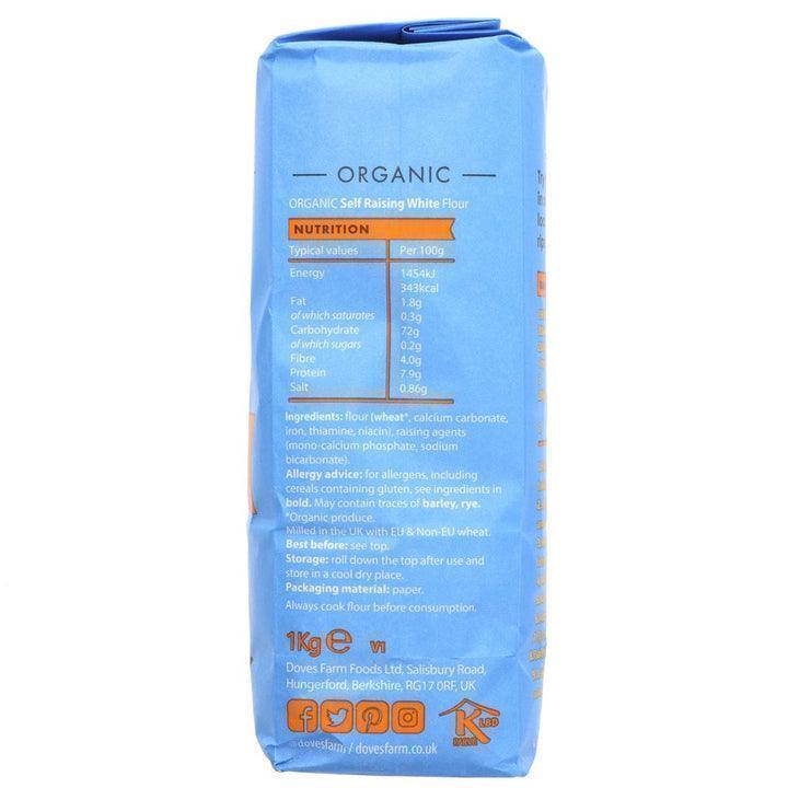 Doves Farm Organic Self Raising White Flour (1kg) - Image 2