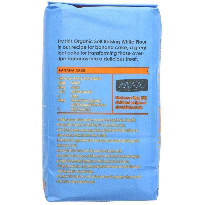 Doves Farm Organic Self Raising White Flour (1kg) - Image 3