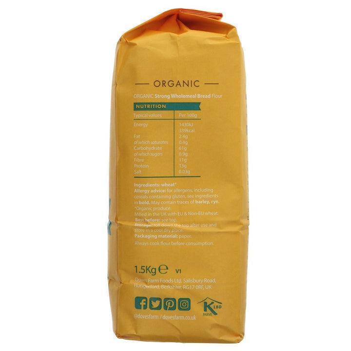 Doves Farm Organic Wholemeal Strong Bread Flour (1.5kg) - Image 3