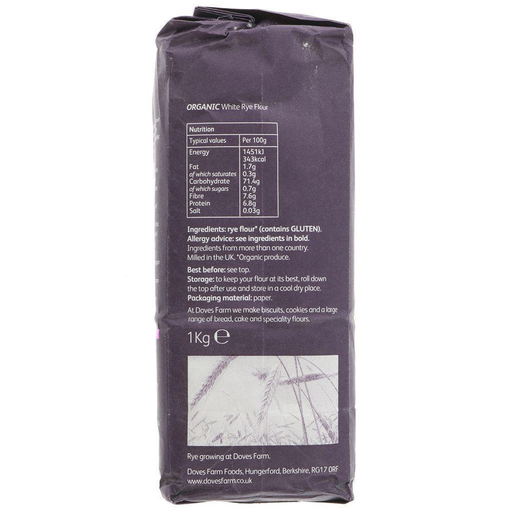 Doves Farm White Rye Flour (1kg) - Image 3