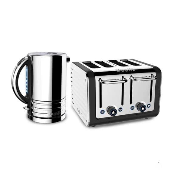 Dualit Architect 1.5L Kettle & 4 Slot Toaster Set in Matt Black - Image 4