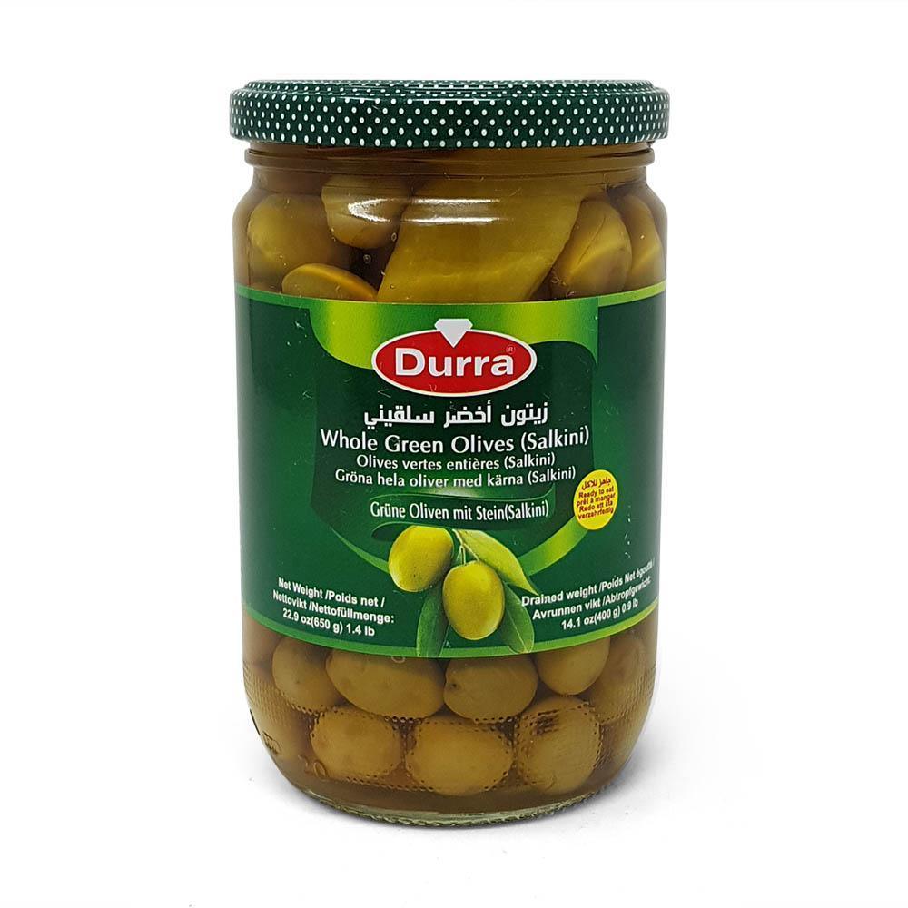 Durra Green Olives Salkini (650g)