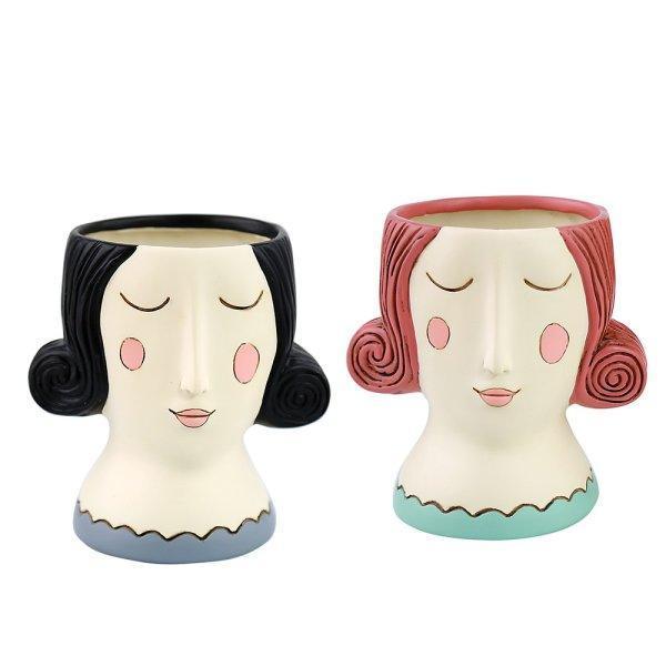 Allen Designs Baby Black Hair Rose Planter - Image 3