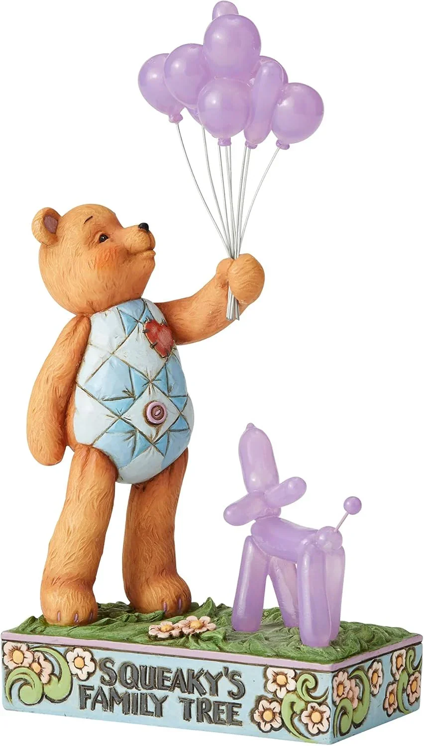 Jim Shore Button and Squeaky Balloon Animal Family Tree Figurine - Image 5