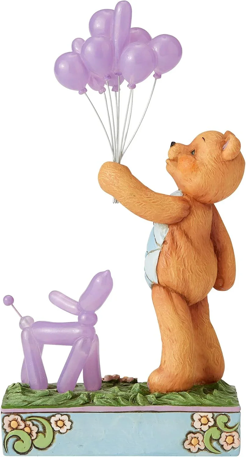 Jim Shore Button and Squeaky Balloon Animal Family Tree Figurine - Image 6