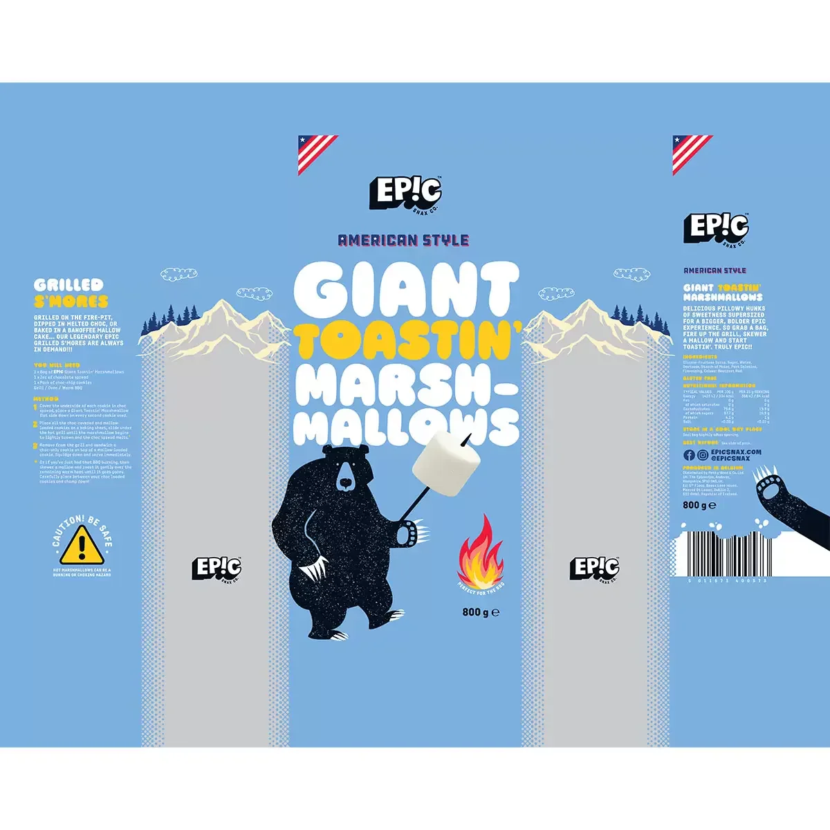Epic Giant Toasting Marshmallow (800g) - Image 2