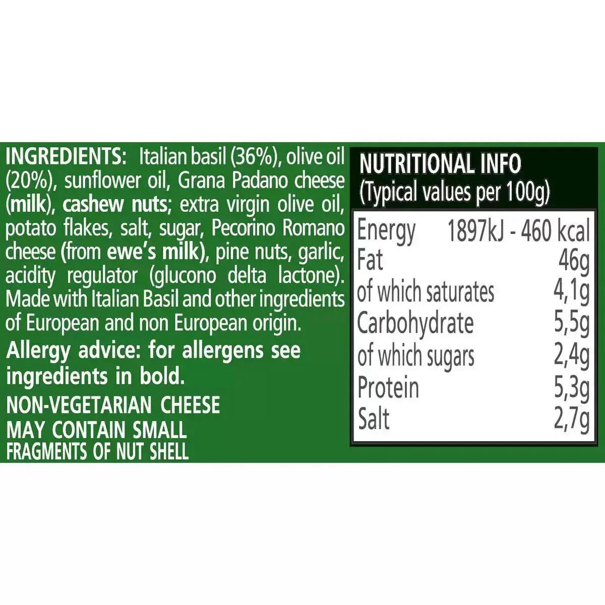 Filippo Berio Classic Pesto (3 Pack-350g) - Image 3