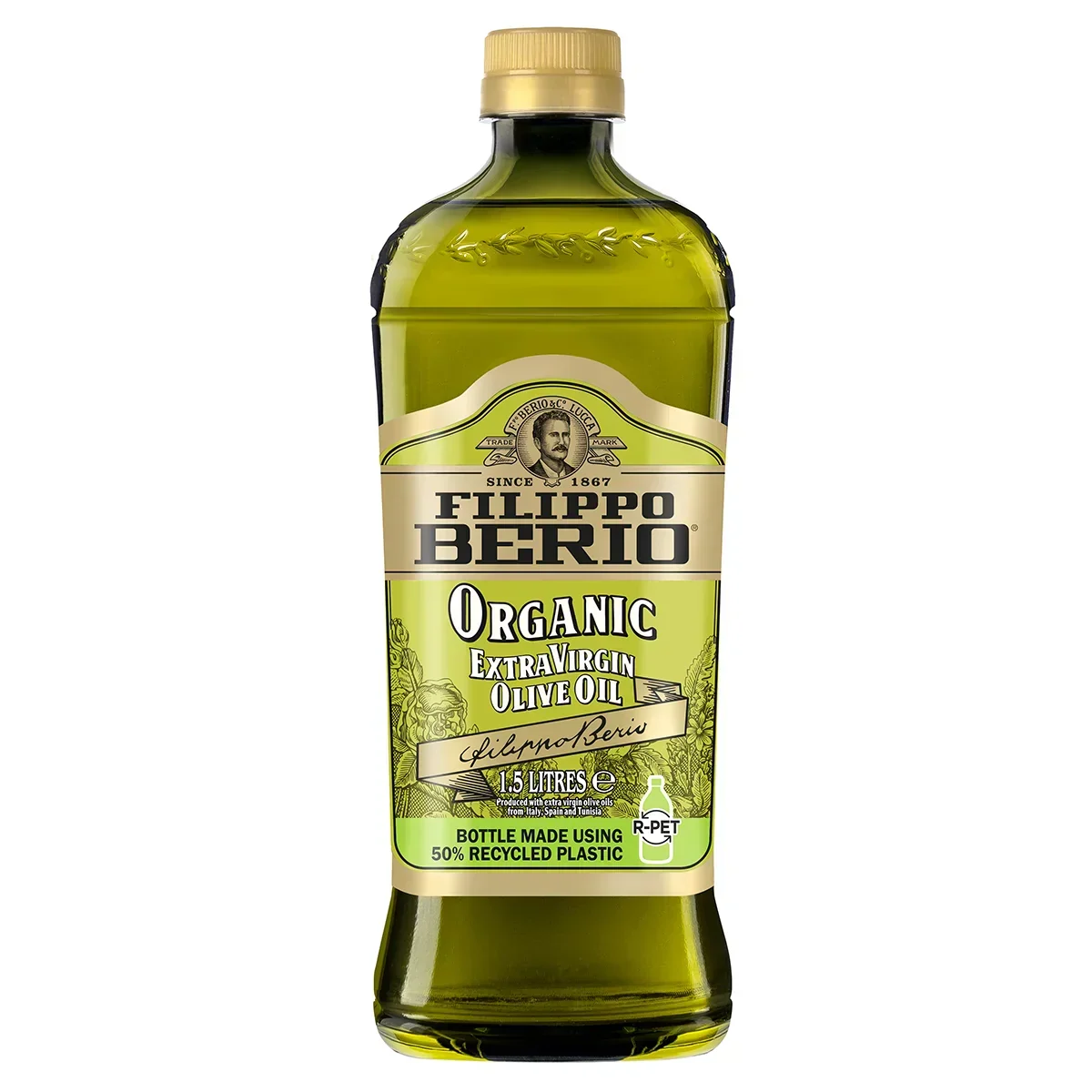 Filippo Berio Organic Extra Virgin Olive Oil (1.5L)