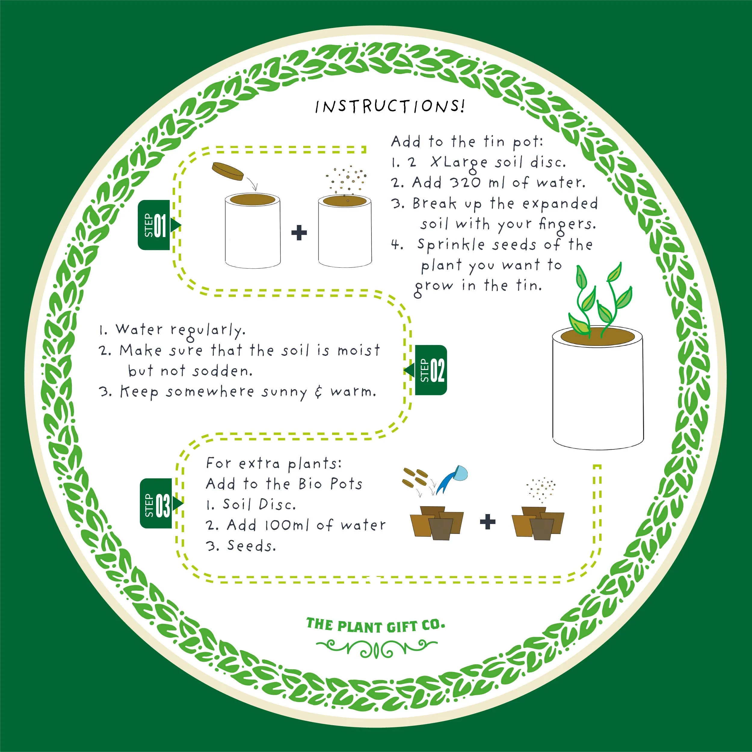 The Plant Gift Co. Finest Blooms Eco Grow Your Own Flowers Kit. - Image 9