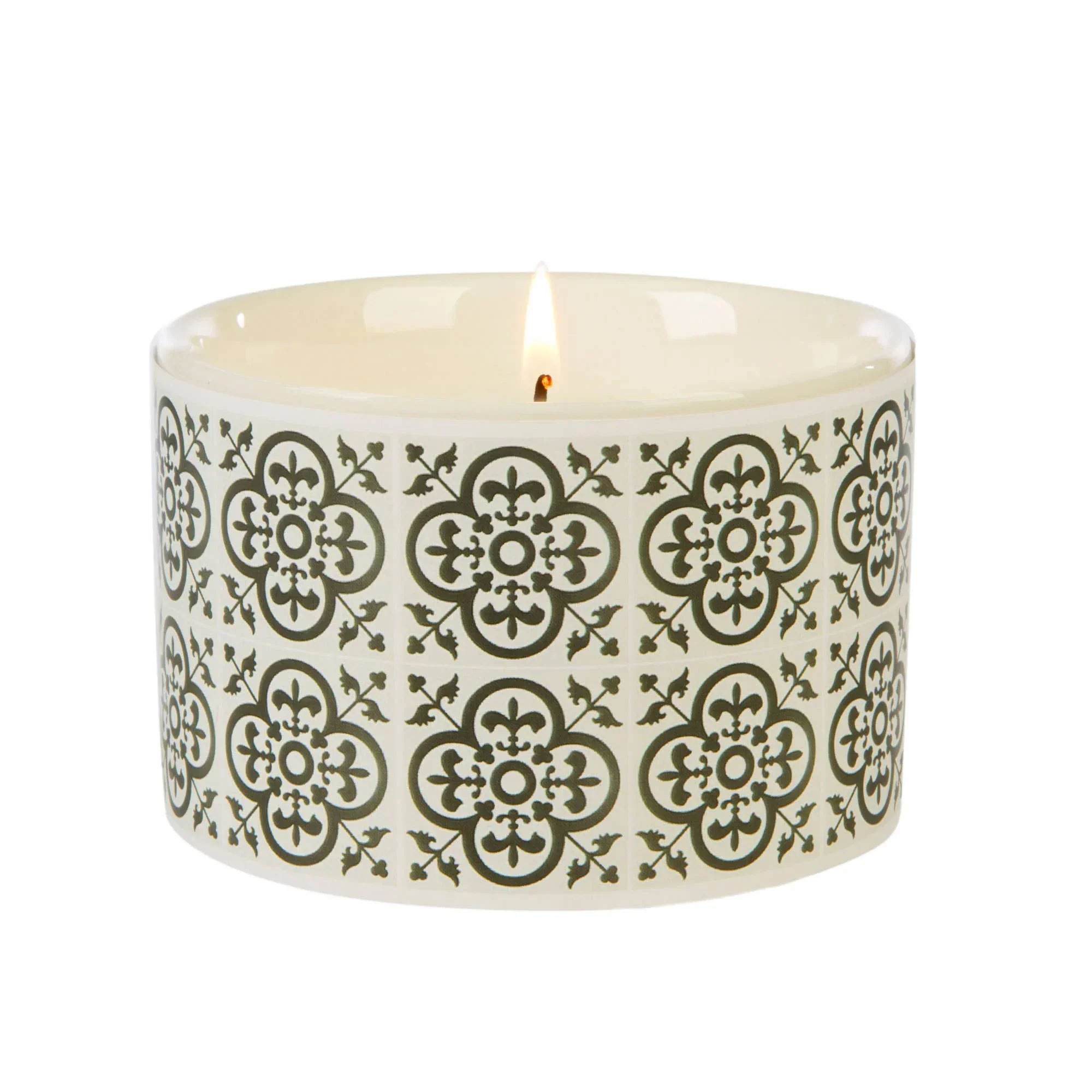 Wax Lyrical UK - Fired Earth Candle Medium Ceramic Black Tea & Jasmine