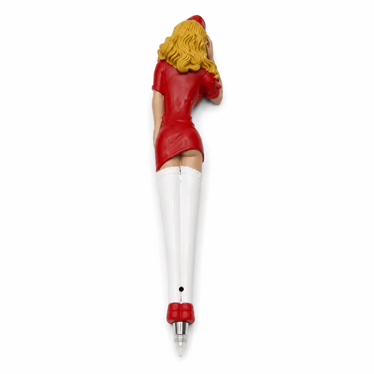 Flight Attendant Pen - Red (14cm) - Image 2