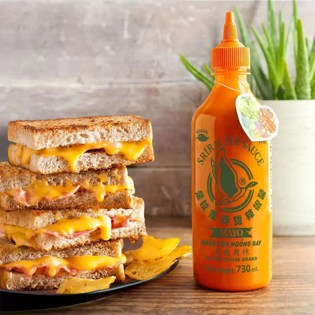 Flying Goose Sriracha Mayonnaise (2x730ml) - Image 3