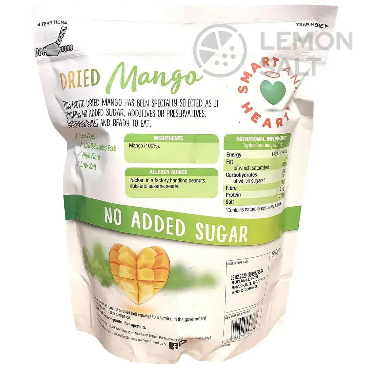Forest Feast - Dried Mango (650g) - Image 2