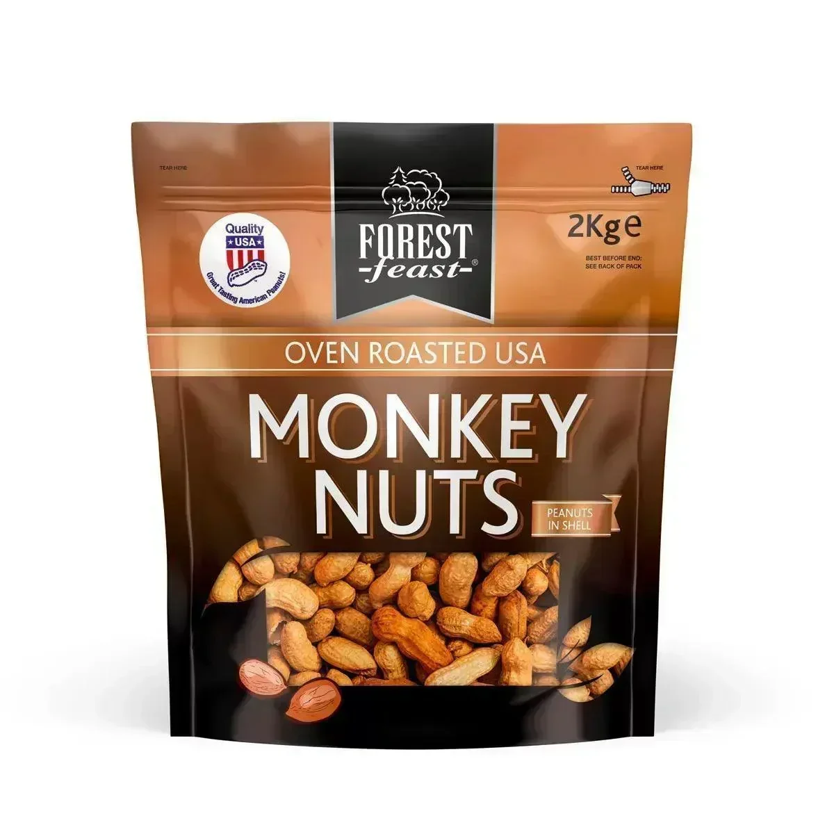 Forest Feast Oven Roasted Monkey Nuts (2kg)