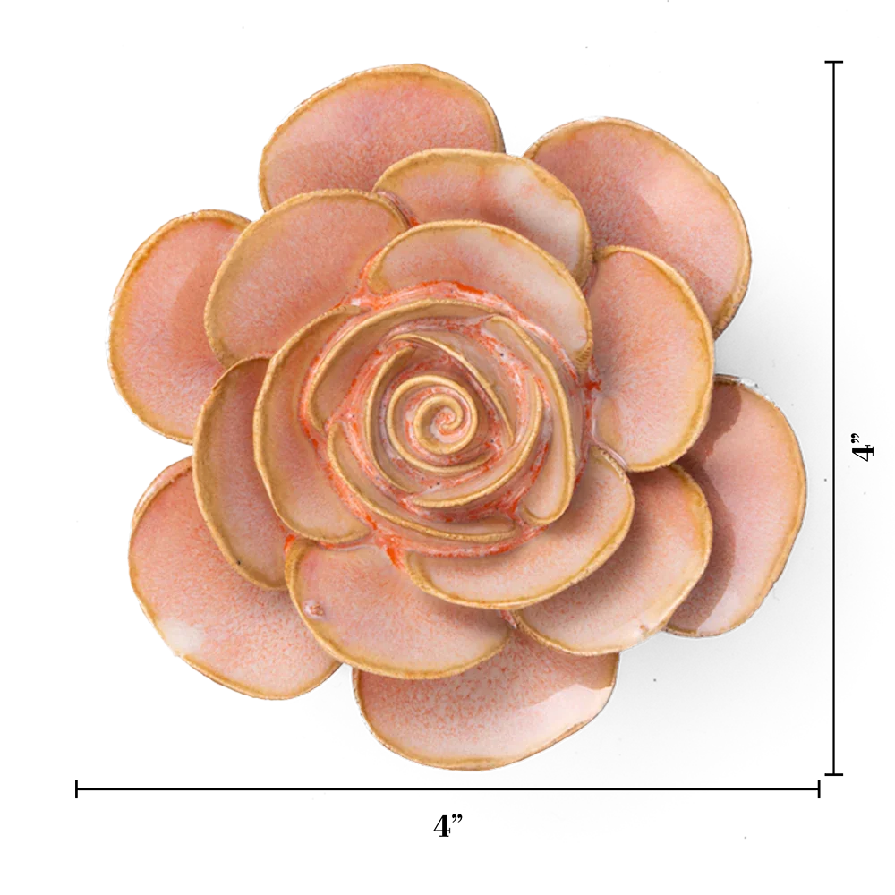 Chive - France Ceramic Flower Pink Ranunculus - Image 3