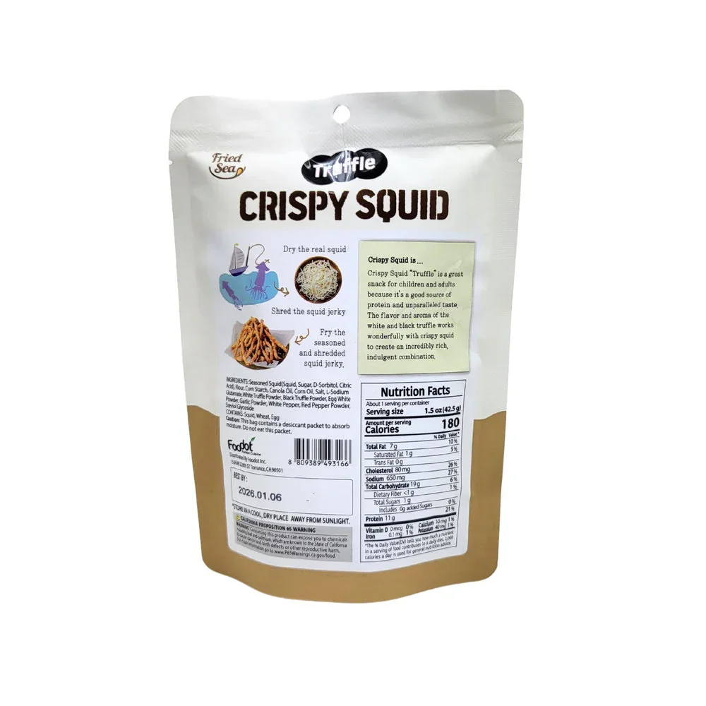 Fried Sea - Crispy Fried Squid Truffle Flavour (42.5g) - Image 2