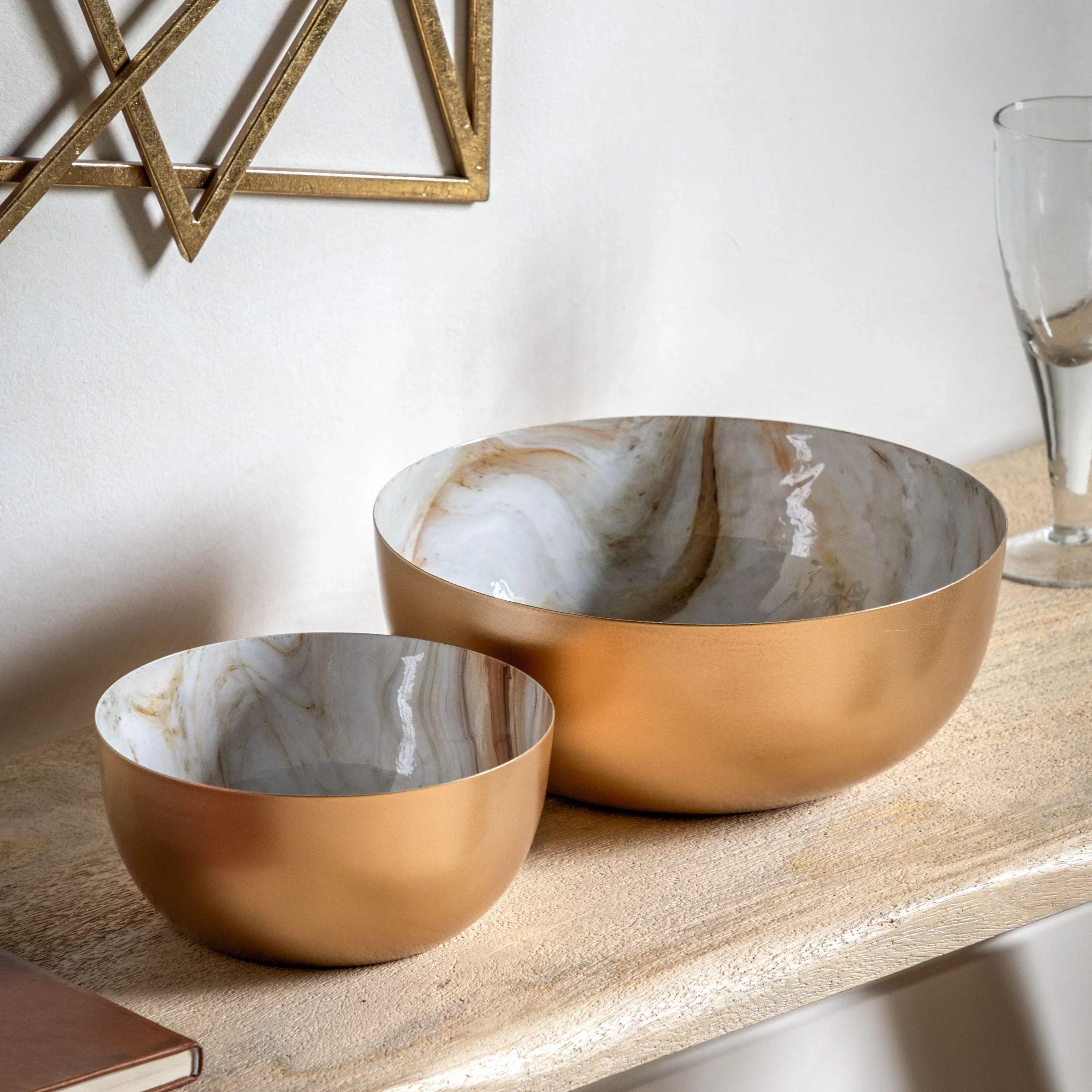 Gallery Sahara Marbled Bowls (Set of 2) - Image 3